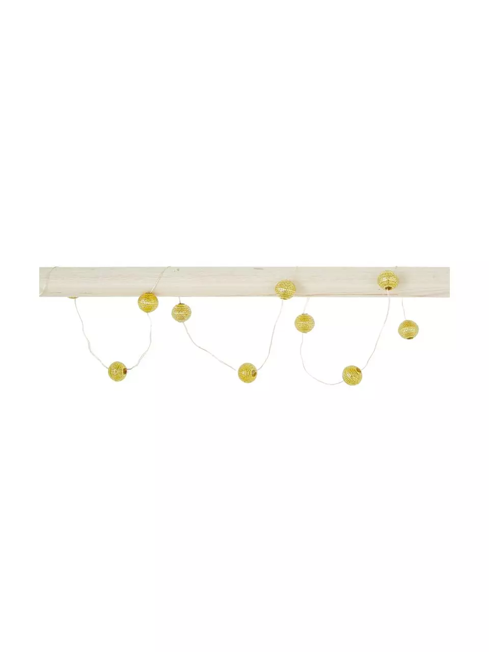 LED-Lichterkette Beads, 120 cm, 10 Lampions, L 120 cm 3 LED-Lichterkette Beads, 120 cm, 10 Lampions, L 120 cm