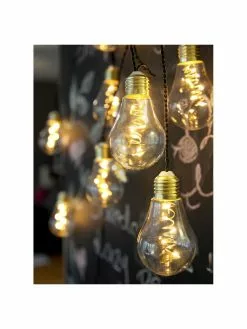 LED-Lichterkette Bulb, 360 cm, 10 Lampions, L 360 cm -Leuchten Verkaufsladen LED Lichterkette Bulb 360 cm 10 Lampions 5