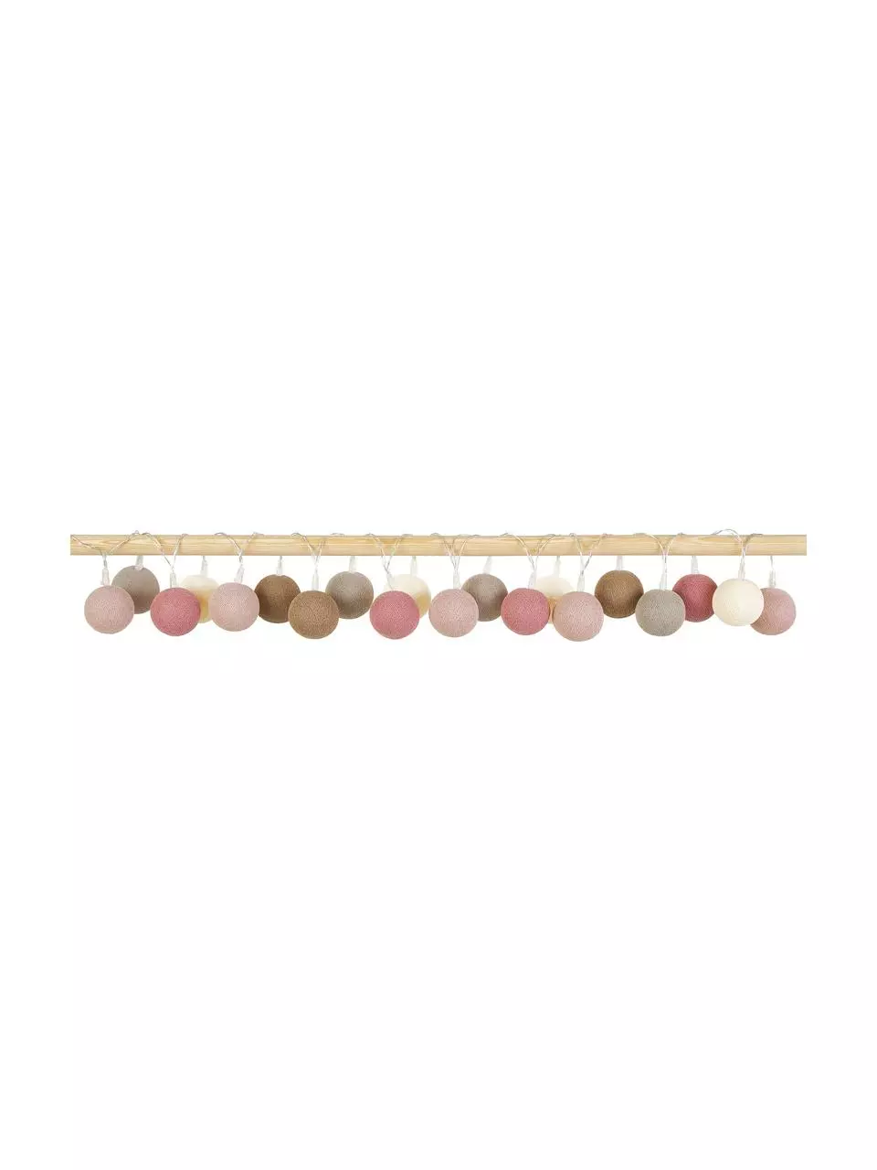 Cotton Ball Lights LED-Lichterkette Colorain, 378 cm, 20 Lampions, L 378 cm 3 Cotton Ball Lights LED-Lichterkette Colorain, 378 cm, 20 Lampions, L 378 cm