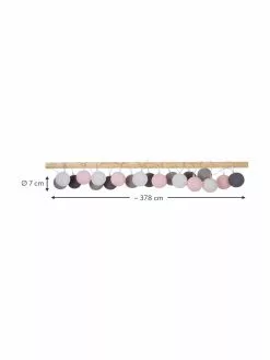 Cotton Ball Lights LED-Lichterkette Colorain, 378 cm, 20 Lampions, L 378 cm -Leuchten Verkaufsladen LED Lichterkette Colorain 378 cm 20 Lampions 34