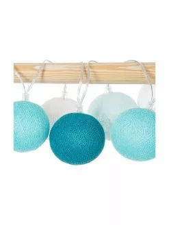 Cotton Ball Lights LED-Lichterkette Colorain, 378 cm, 20 Lampions, L 378 cm -Leuchten Verkaufsladen LED Lichterkette Colorain 378 cm 20 Lampions 40