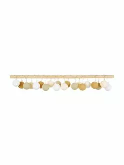 Cotton Ball Lights LED-Lichterkette Colorain, 378 cm, 20 Lampions, L 378 cm