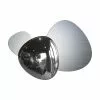 LED-Wandleuchte Jack-Stone in Silber, B 36 x T 7 cm -Leuchten Verkaufsladen LED Wandleuchte Jack Stone in Silber