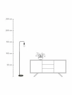 Westwing Collection Leselampe Flow aus Metall, B 33 x H 153 cm -Leuchten Verkaufsladen Leselampe Flow aus Metall 3