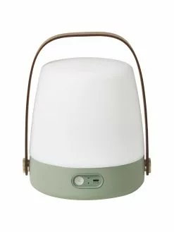Mobile Dimmbare Außentischlampe Lite-up in Grün, Ø 20 x H 26 cm