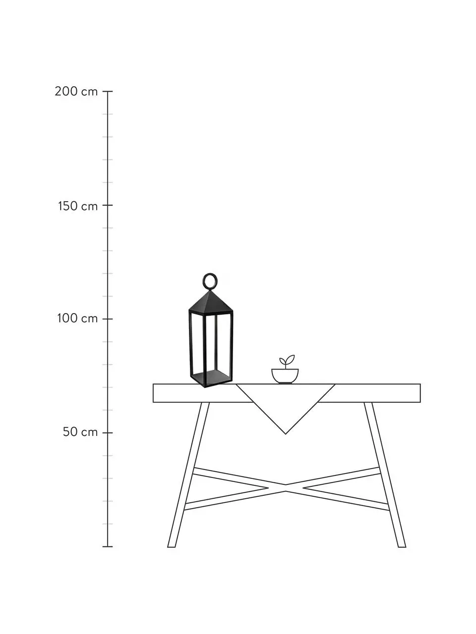 Mobile Dimmbare Außentischlampe Nuna mit Touchfunktion, B 14 x H 47 cm 4 Mobile Dimmbare Außentischlampe Nuna mit Touchfunktion, B 14 x H 47 cm – Bild 2