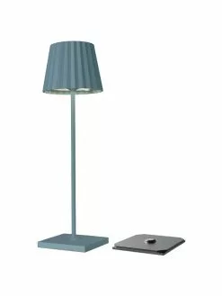 Sompex Mobile Dimmbare Außentischlampe Trellia in Blau, Ø 12 x H 38 cm 11 Sompex Mobile Dimmbare Außentischlampe Trellia in Blau, Ø 12 x H 38 cm -Leuchten Verkaufsladen Mobile Dimmbare Aussentischlampe Trellia in Blau 3