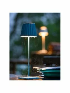 Sompex Mobile Dimmbare Außentischlampe Trellia in Blau, Ø 12 x H 38 cm 12 Sompex Mobile Dimmbare Außentischlampe Trellia in Blau, Ø 12 x H 38 cm -Leuchten Verkaufsladen Mobile Dimmbare Aussentischlampe Trellia in Blau 4