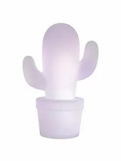 Lucide Mobile Dimmbare LED-Außentischlampe Cactus, Ø 11 x H 33 cm