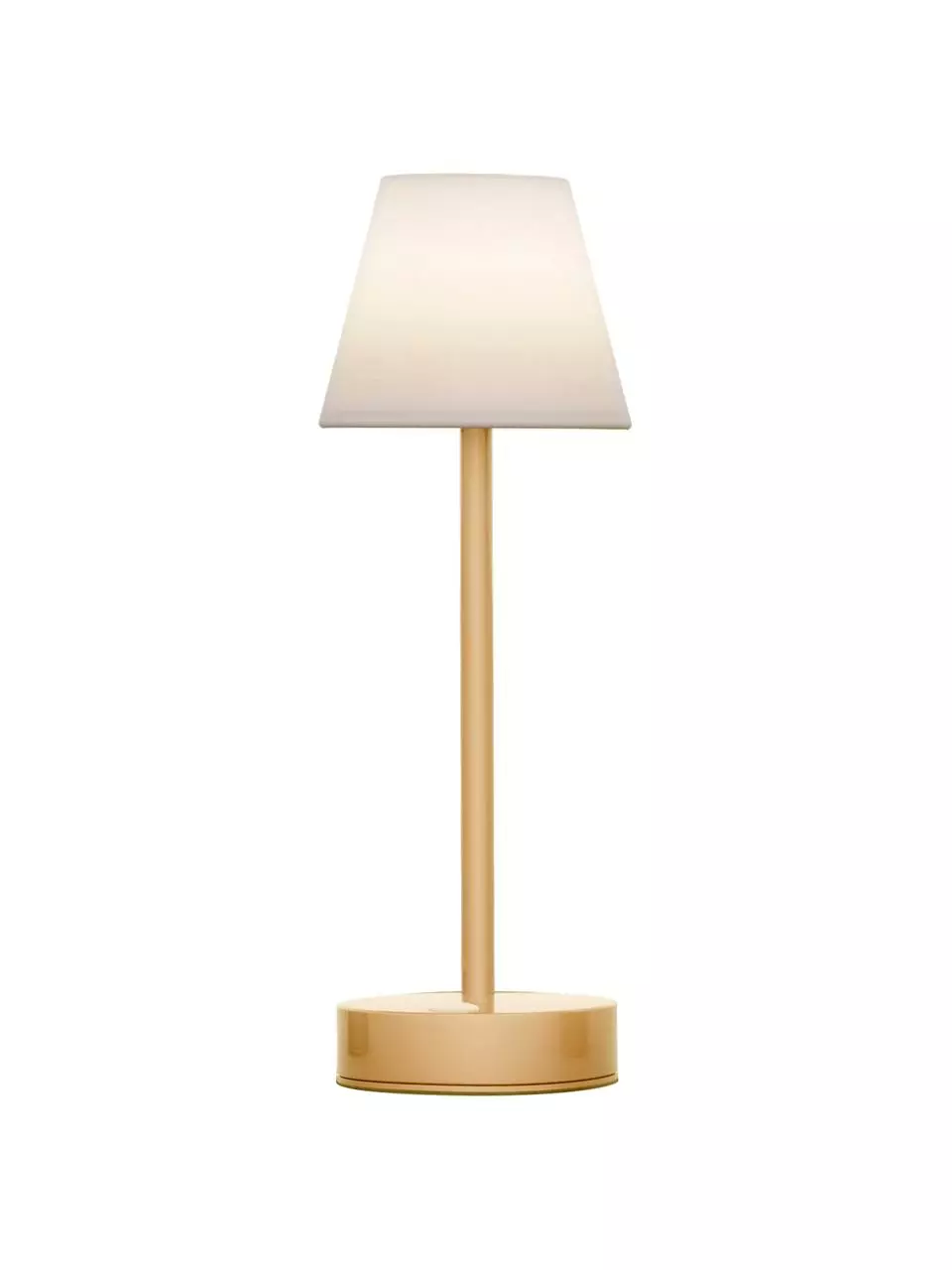 Mobile Dimmbare LED-Außentischlampe Lola mit Touch-Funktion in Goldfarben, Ø 11 x H 32 cm 2 Mobile Dimmbare LED-Außentischlampe Lola mit Touch-Funktion in Goldfarben, Ø 11 x H 32 cm