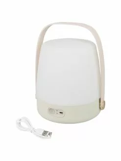 Mobile Dimmbare LED-Außentischleuchte Lite-up in Sandfarben, Ø 20 x H 26 cm -Leuchten Verkaufsladen Mobile Dimmbare LED Aussentischleuchte Lite up in Sandfarben 5