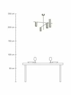 Westwing Collection Moderne Deckenleuchte Cassandra in Silber, B 70 cm x H 49 cm 11 Westwing Collection Moderne Deckenleuchte Cassandra in Silber, B 70 cm x H 49 cm -Leuchten Verkaufsladen Moderne Deckenleuchte Cassandra in Silber 3