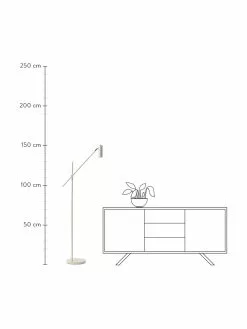 Westwing Collection Moderne Leselampe Cassandra in Beige, B 75 x H 152 cm -Leuchten Verkaufsladen Moderne Leselampe Cassandra in Beige 2