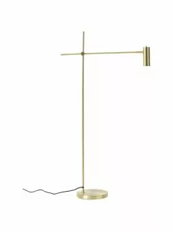 Westwing Collection Moderne Leselampe Cassandra in Gold, B 75 x H 152 cm -Leuchten Verkaufsladen Moderne Leselampe Cassandra in Gold 3