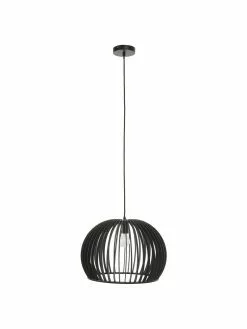 Westwing Collection Moderne Pendelleuchte Avril aus Holz, Ø 45 x H 31 cm -Leuchten Verkaufsladen Moderne Pendelleuchte Avril aus Holz 3