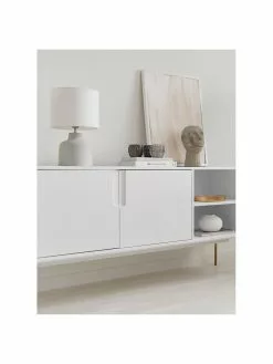 Westwing Collection Moderne Tischlampe Ike mit Betonfuß, Ø 30 x H 45 cm 10 Westwing Collection Moderne Tischlampe Ike mit Betonfuß, Ø 30 x H 45 cm -Leuchten Verkaufsladen Moderne Tischlampe Ike mit Betonfuss 8