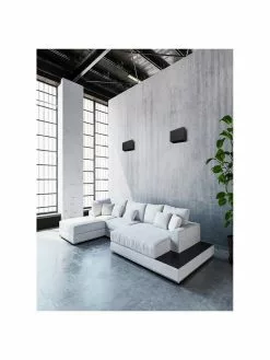 Moderne Wandleuchte Geo Maxi in Schwarz, B 20 x H 10 cm -Leuchten Verkaufsladen Moderne Wandleuchte Geo Maxi in Schwarz 1