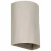 Westwing Collection Moderne Wandleuchte Hilko in Beige, B 19 x H 25 cm -Leuchten Verkaufsladen Moderne Wandleuchte Hilko in Beige
