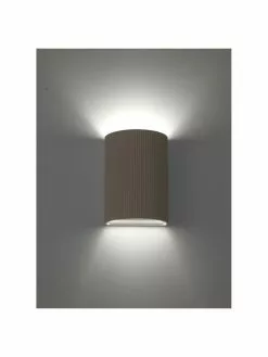 Westwing Collection Moderne Wandleuchte Hilko in Beige, B 19 x H 25 cm -Leuchten Verkaufsladen Moderne Wandleuchte Hilko in Beige 5