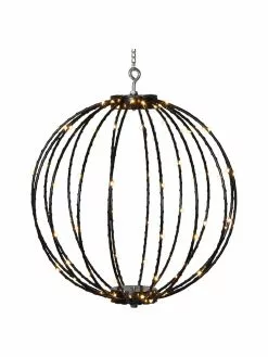 Outdoor Hängelampe Mounty mit Stecker, Ø 30 cm