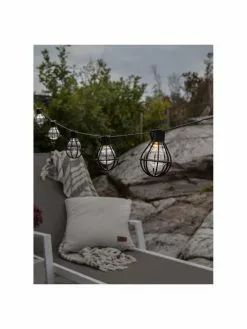 Outdoor LED-Lichterkette Cage, 280 cm, 8 Lampions, L 280 cm -Leuchten Verkaufsladen Outdoor LED Lichterkette Cage 280 cm 8 Lampions 4