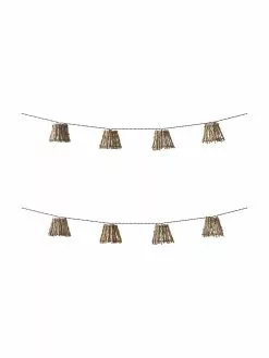 Outdoor LED-Lichterkette Carina, 330 cm, 10 Lampions, L 330 cm