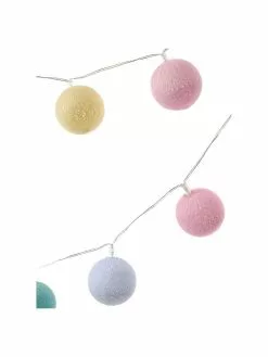 Cotton Ball Lights Outdoor LED-Lichterkette Colorain, 740 cm, 20 Lampions, L 740 cm -Leuchten Verkaufsladen Outdoor LED Lichterkette Colorain 740 cm 20 Lampions 4