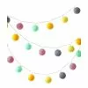 Cotton Ball Lights Outdoor LED-Lichterkette Colorain, 740 cm, 20 Lampions, L 740 cm