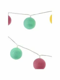 Cotton Ball Lights Outdoor LED-Lichterkette Colorain, 740 cm, 20 Lampions, L 740 cm -Leuchten Verkaufsladen Outdoor LED Lichterkette Colorain 740 cm 20 Lampions 9