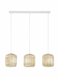 Westwing Collection Pendelleuchte Adam aus Bambus, B 78 x H 24 cm -Leuchten Verkaufsladen Pendelleuchte Adam aus Bambus 3