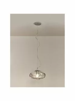 Westwing Collection Pendelleuchte Amora aus transparentem Glas, Ø 35 x H 20 cm -Leuchten Verkaufsladen Pendelleuchte Amora aus transparentem Glas 11