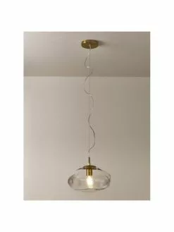 Westwing Collection Pendelleuchte Amora aus transparentem Glas, Ø 35 x H 20 cm -Leuchten Verkaufsladen Pendelleuchte Amora aus transparentem Glas 5