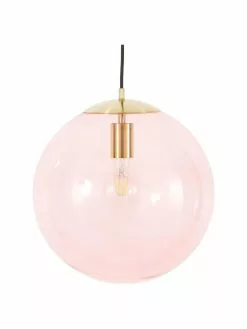 Westwing Collection Pendelleuchte Bao aus Glas, Ø 35 cm