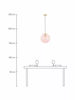 Westwing Collection Pendelleuchte Bao aus Glas, Ø 35 cm -Leuchten Verkaufsladen Pendelleuchte Bao aus Glas 14