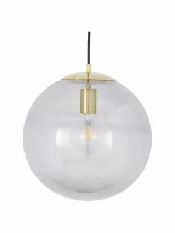 Westwing Collection Pendelleuchte Bao aus Glas, Ø 35 cm