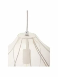 Westwing Collection Pendelleuchte Beau aus Netzstoff in Cremefarben, Ø 40 x H 40 cm -Leuchten Verkaufsladen Pendelleuchte Beau aus Netzstoff in Cremefarben 5