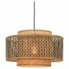 Pendelleuchte Bhutan aus Bambus, Ø 50 x H 30 cm