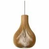 Lucide Pendelleuchte Bodo aus Holz, Ø 38 x H 55 cm 1 Lucide Pendelleuchte Bodo aus Holz, Ø 38 x H 55 cm -Leuchten Verkaufsladen Pendelleuchte Bodo aus Holz