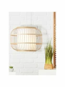 Pendelleuchte Bones aus Bambus, Ø 40 x H 30 cm -Leuchten Verkaufsladen Pendelleuchte Bones aus Bambus 2