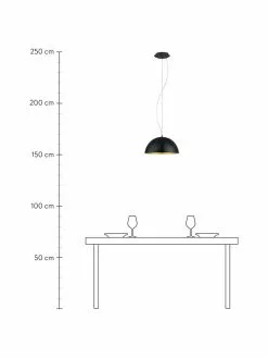 Westwing Collection Pendelleuchte Brad mit Gold-Dekor, Ø 38 x H 18 cm 11 Westwing Collection Pendelleuchte Brad mit Gold-Dekor, Ø 38 x H 18 cm -Leuchten Verkaufsladen Pendelleuchte Brad mit Gold Dekor 3