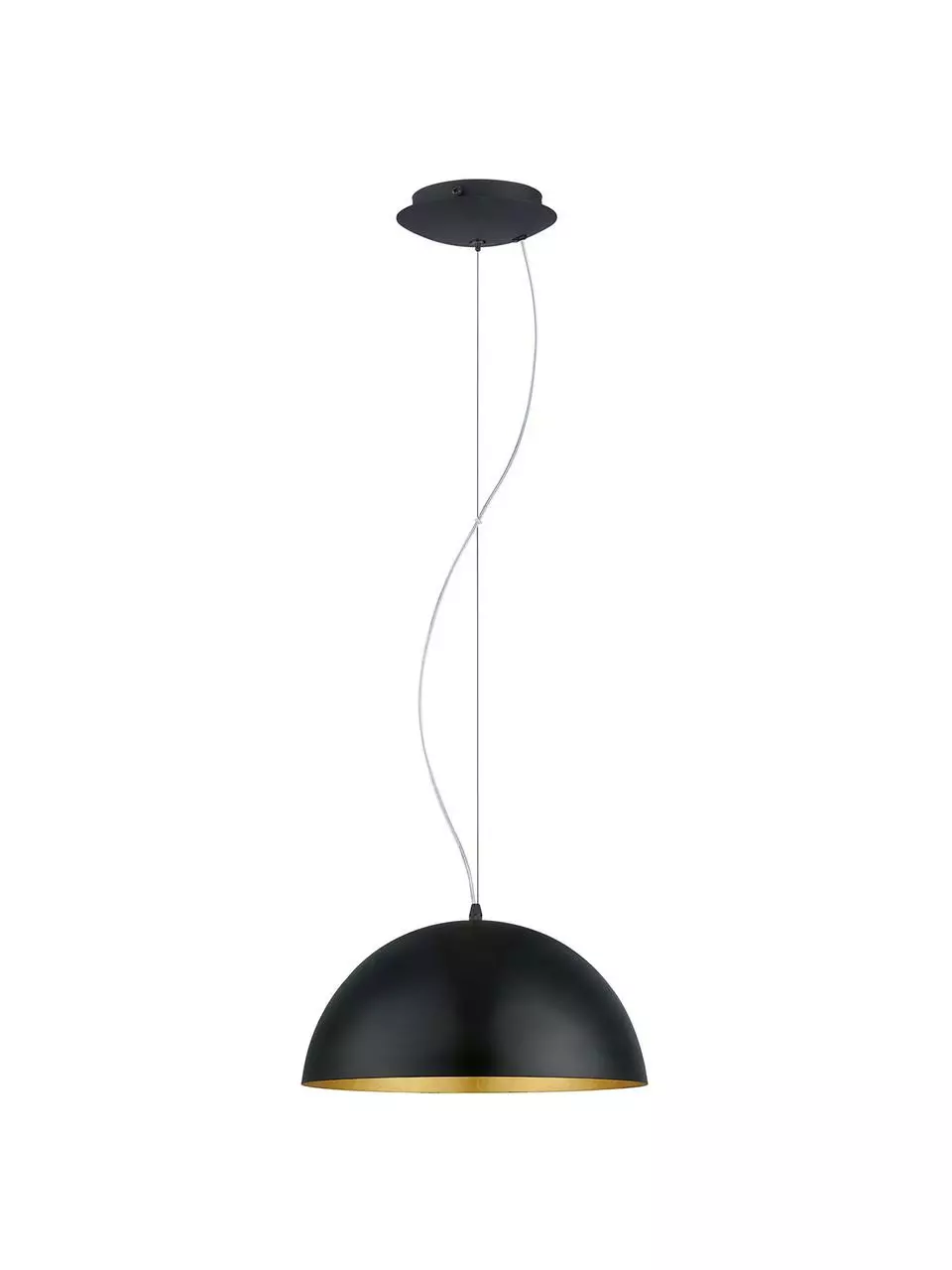 Westwing Collection Pendelleuchte Brad mit Gold-Dekor, Ø 38 x H 18 cm 7 Westwing Collection Pendelleuchte Brad mit Gold-Dekor, Ø 38 x H 18 cm – Bild 5