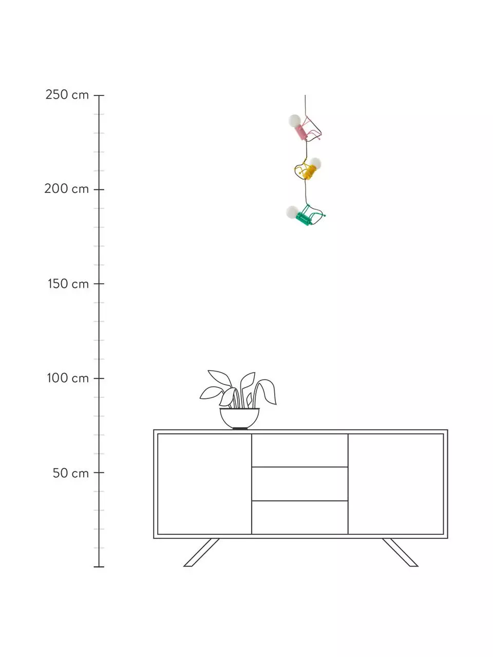 Jotex Pendelleuchte Chicos, Ø 18 x H 17 cm 5 Jotex Pendelleuchte Chicos, Ø 18 x H 17 cm – Bild 3