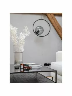 Westwing Collection Pendelleuchte Chloe aus Rauchglas, B 40 x H 51 cm -Leuchten Verkaufsladen Pendelleuchte Chloe aus Rauchglas 2