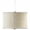 Westwing Collection Pendelleuchte Clouds aus Leinen in Beige, Ø 50 x H 29 cm -Leuchten Verkaufsladen Pendelleuchte Clouds aus Leinen in Beige