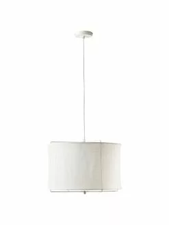 Westwing Collection Pendelleuchte Clouds aus Leinen in Weiß, Ø 50 x H 29 cm 12 Westwing Collection Pendelleuchte Clouds aus Leinen in Weiß, Ø 50 x H 29 cm -Leuchten Verkaufsladen Pendelleuchte Clouds aus Leinen in Weiss 4