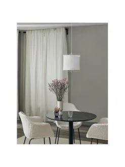 Westwing Collection Pendelleuchte Clouds aus Leinen in Weiß, Ø 30 x H 30 cm 10 Westwing Collection Pendelleuchte Clouds aus Leinen in Weiß, Ø 30 x H 30 cm -Leuchten Verkaufsladen Pendelleuchte Clouds aus Leinen in Weiss 8