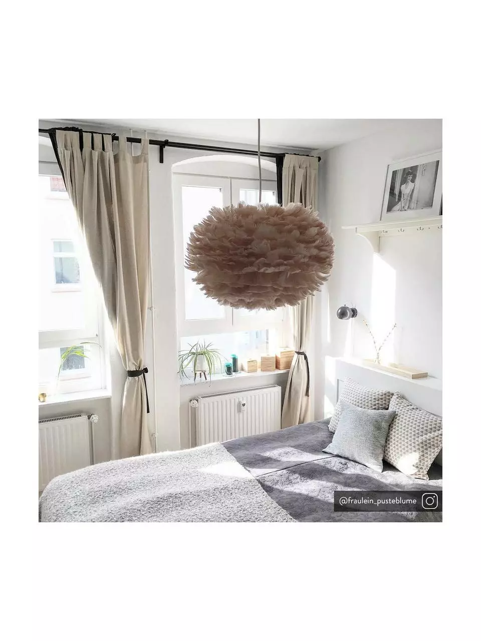 Umage Pendelleuchte Eos aus Federn, Ø 45 x H 30 cm 4 Umage Pendelleuchte Eos aus Federn, Ø 45 x H 30 cm – Bild 2