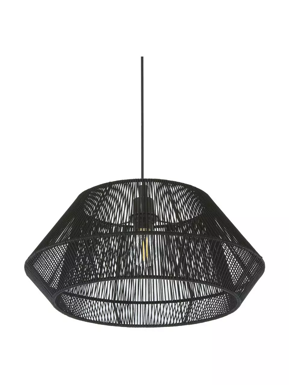 Westwing Collection Pendelleuchte Hadi in Kordeloptik, Ø 48 x H 22 cm 3 Westwing Collection Pendelleuchte Hadi in Kordeloptik, Ø 48 x H 22 cm
