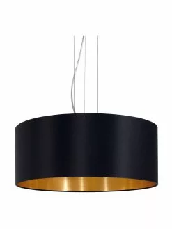 Pendelleuchte Jamie mit Gold-Dekor, Ø 53 x H 24 cm