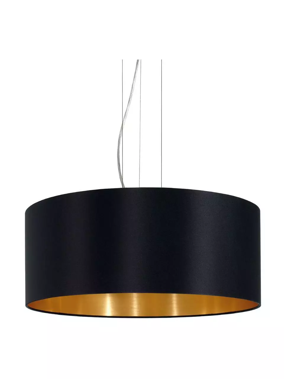 Pendelleuchte Jamie mit Gold-Dekor, Ø 53 x H 24 cm 3 Pendelleuchte Jamie mit Gold-Dekor, Ø 53 x H 24 cm